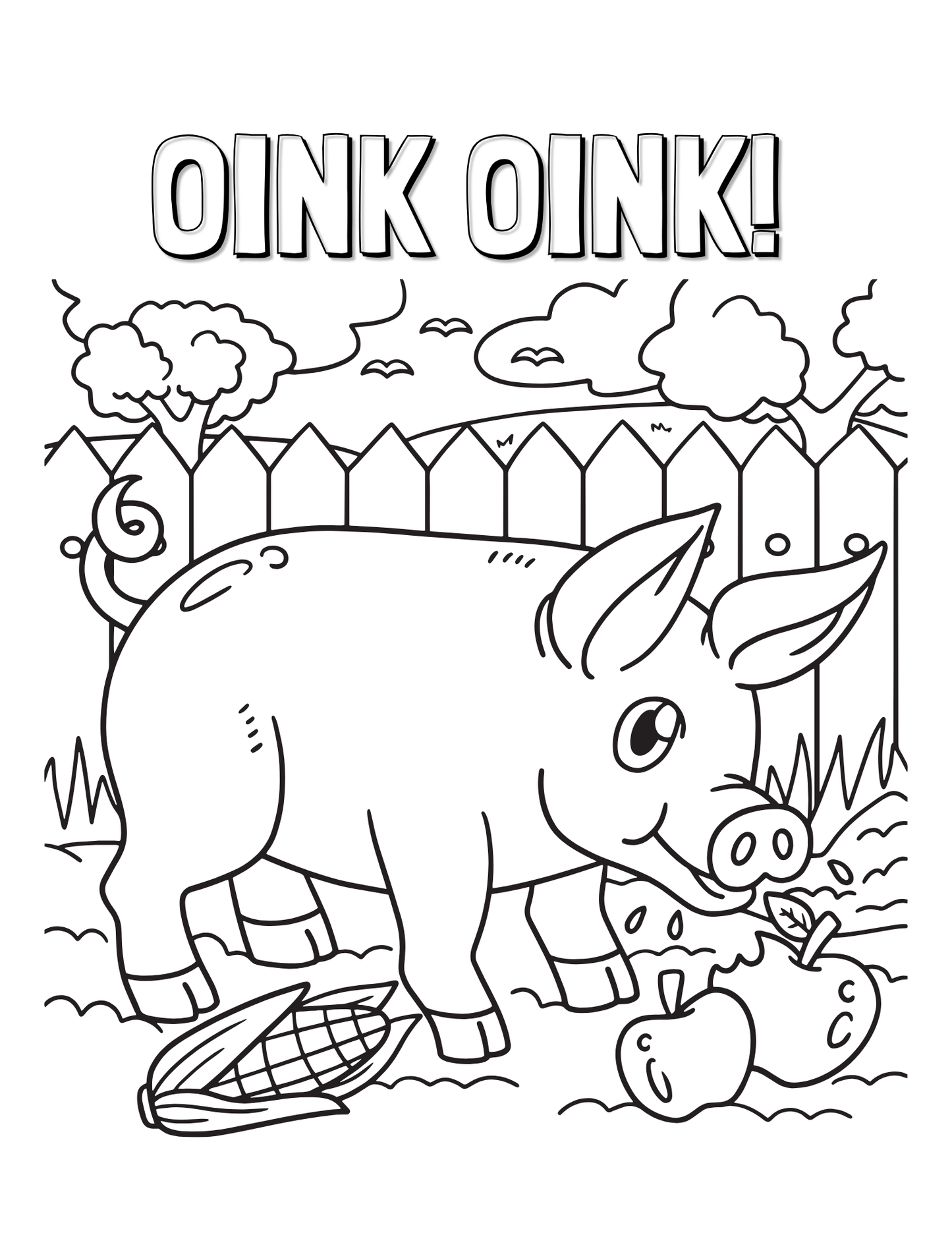Farm Animal Activity Book