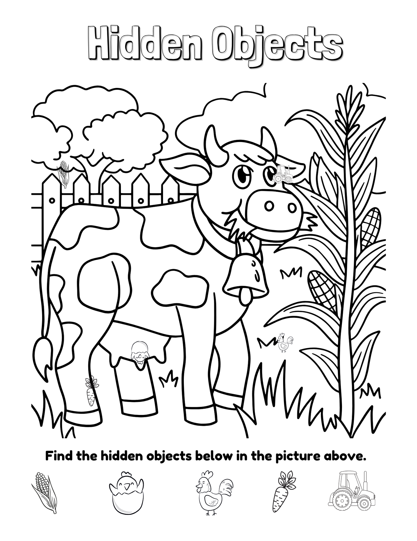 Farm Animal Activity Book
